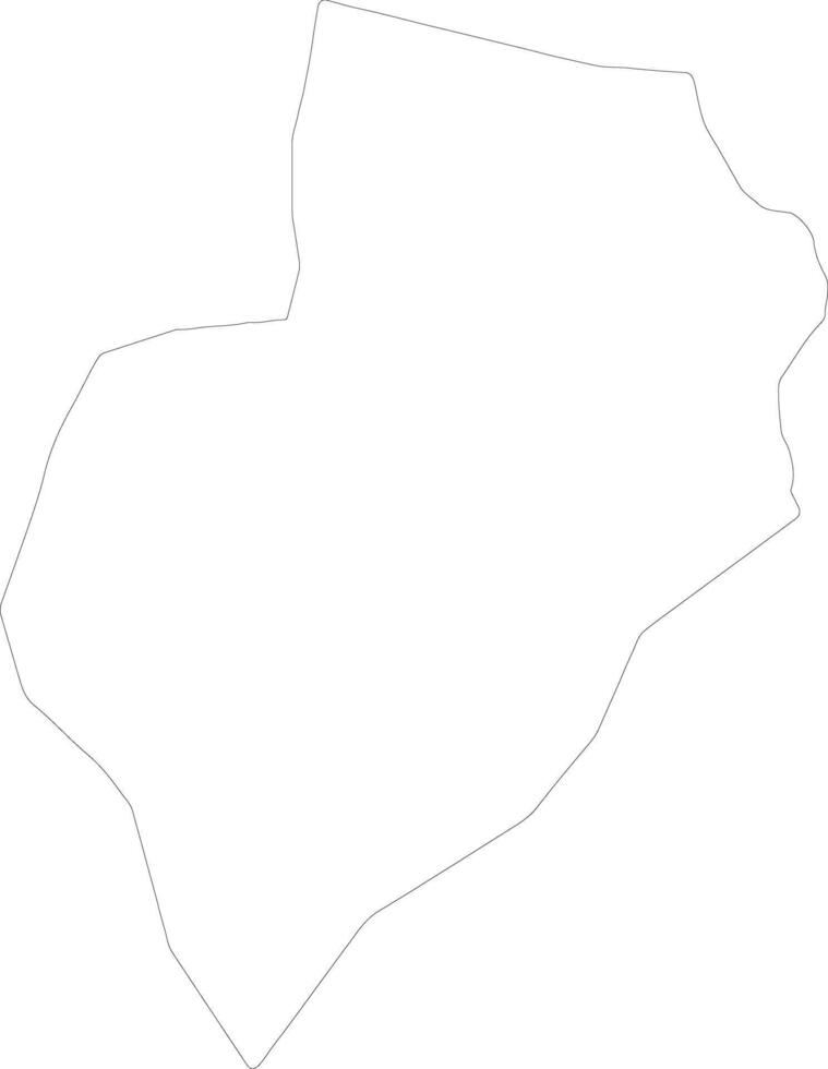 Kinkkale Turkey outline map vector