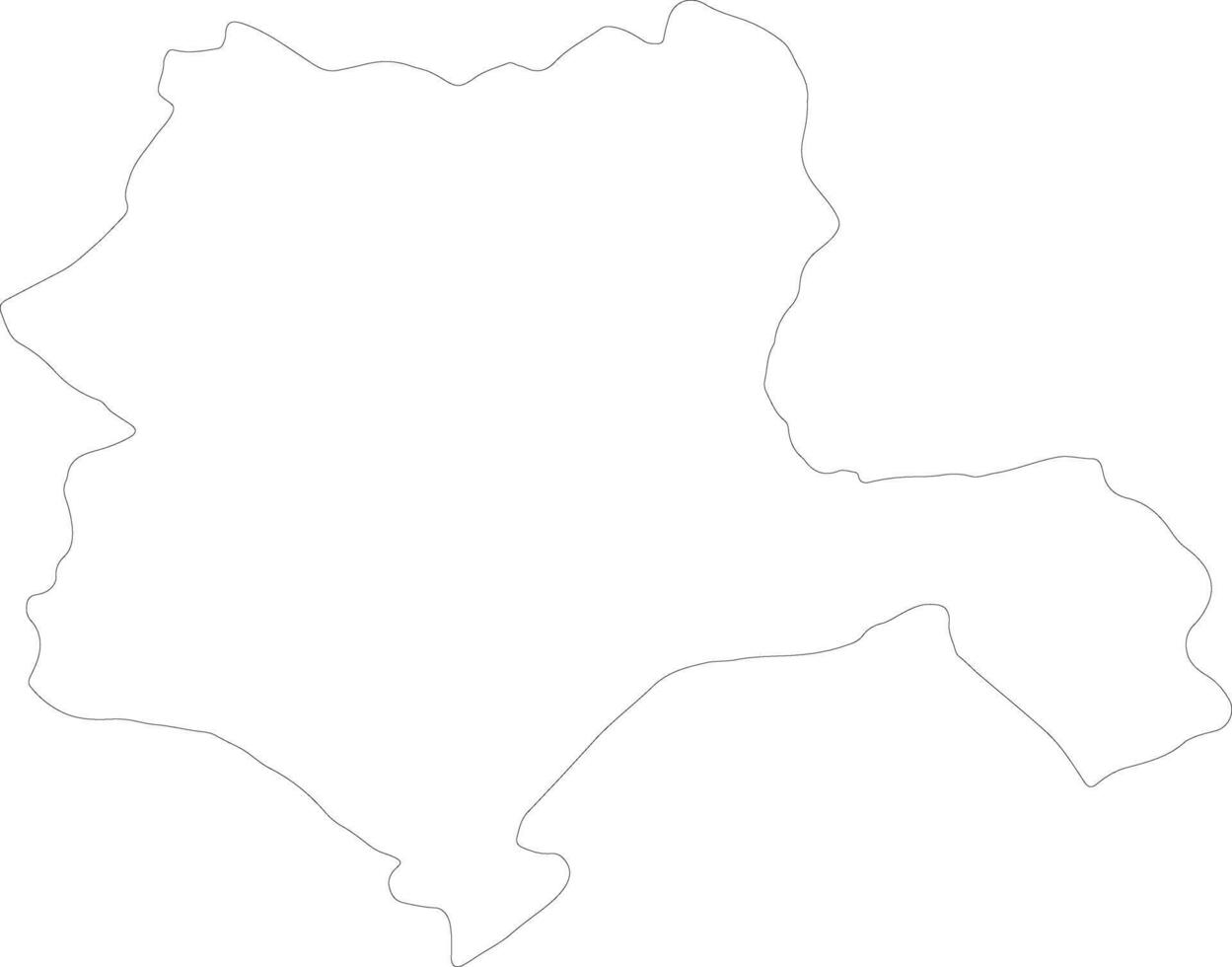 Konya Turkey outline map vector