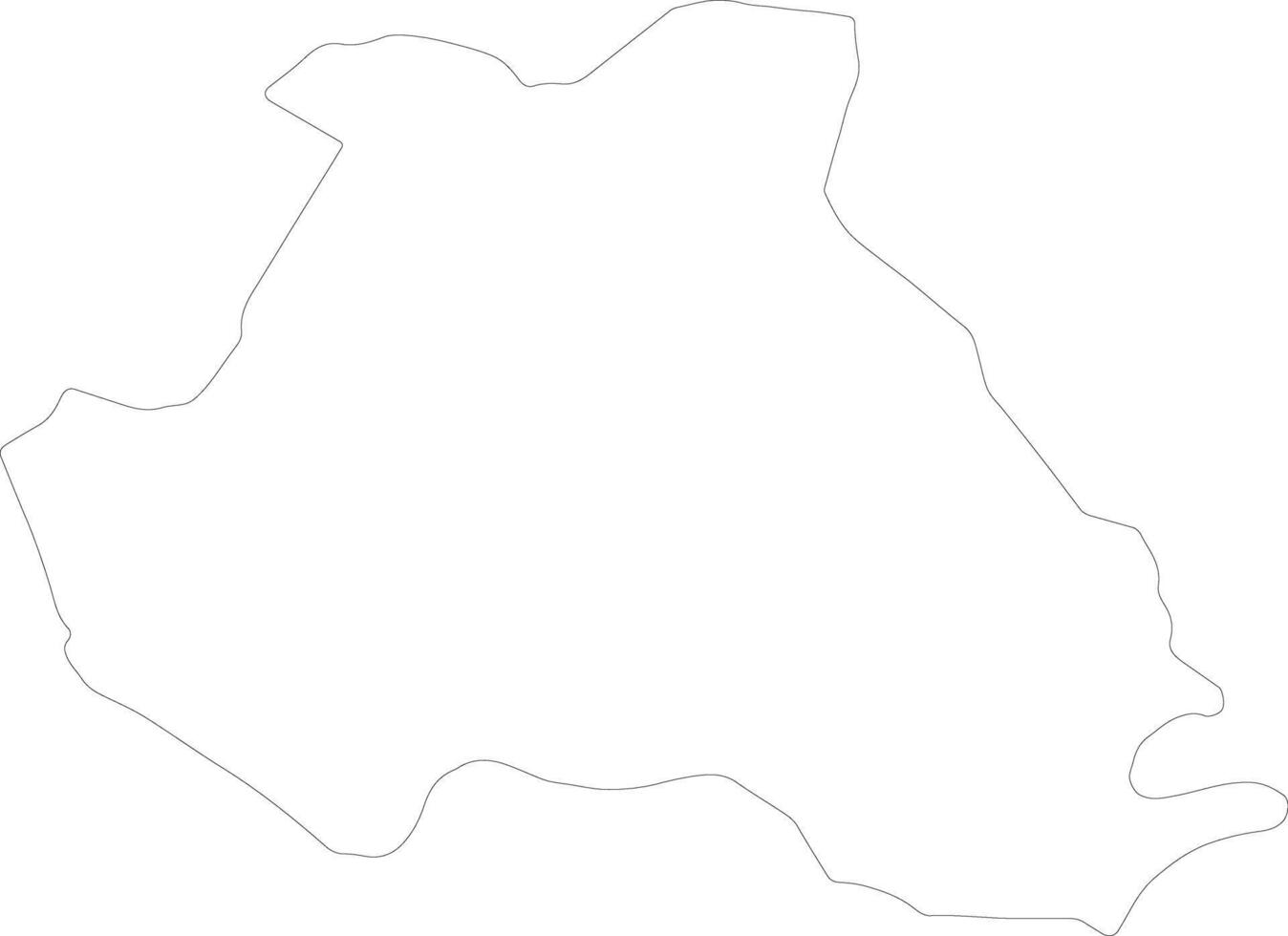 Kocevje Slovenia outline map vector