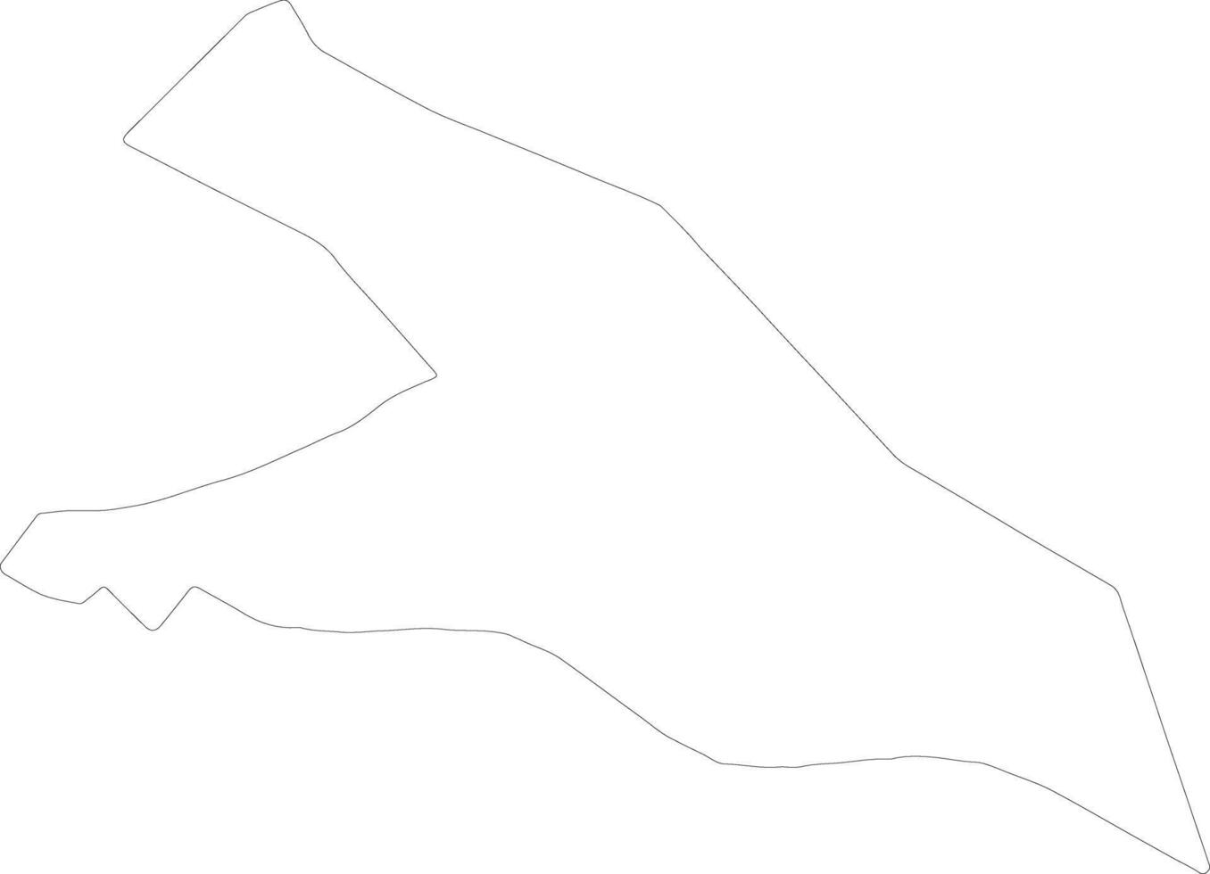 Lendava Slovenia outline map vector