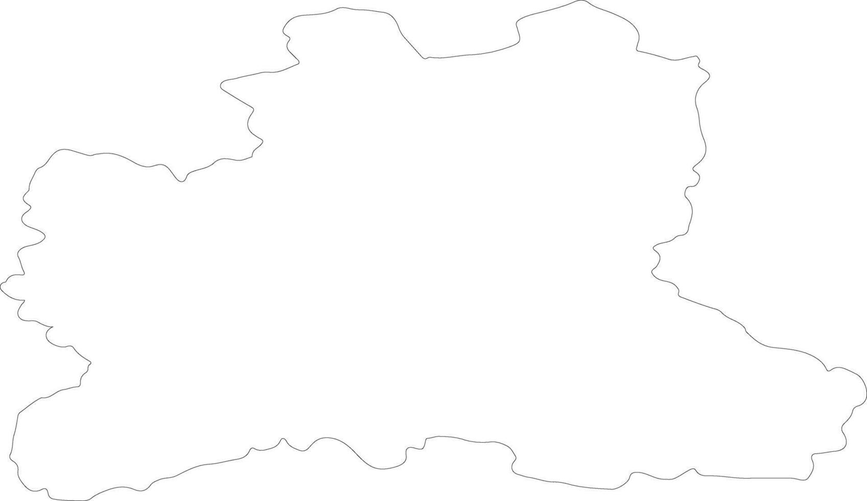 Lipetsk Russia outline map vector