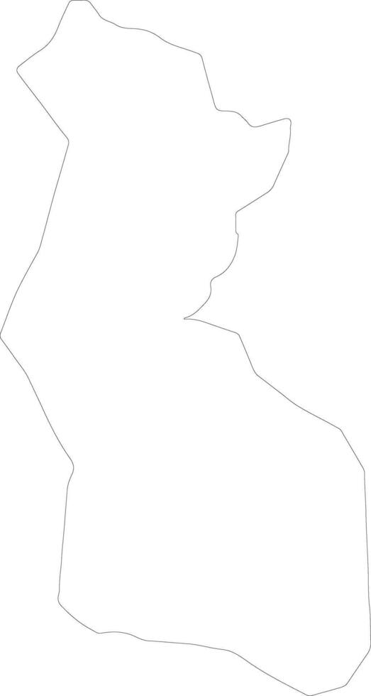 Lira Uganda outline map vector
