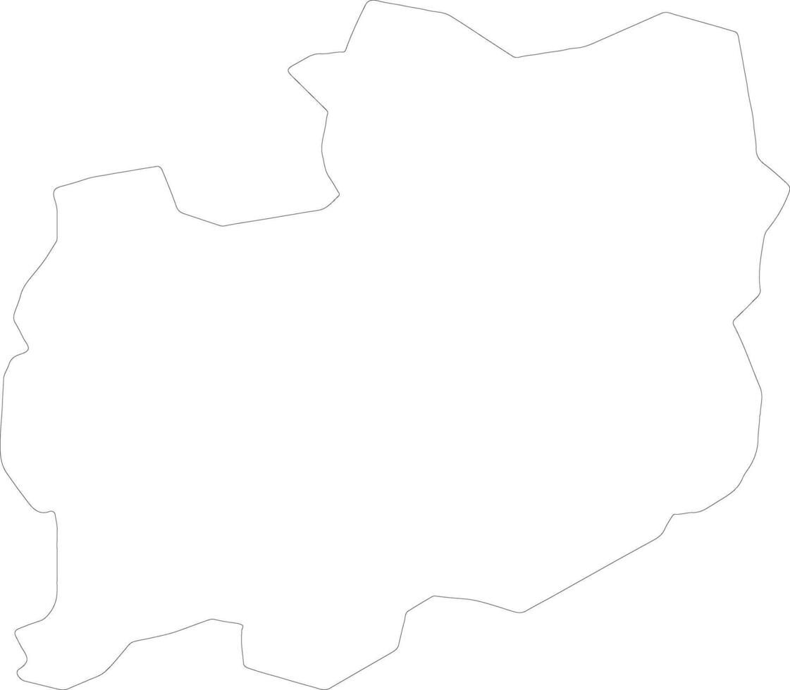 Leova Moldova outline map vector