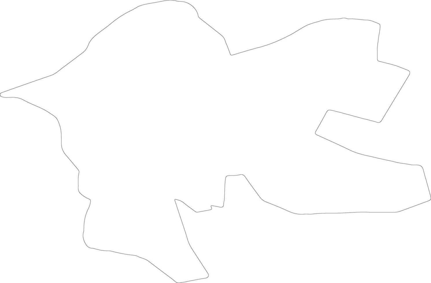 Livanu Latvia outline map vector