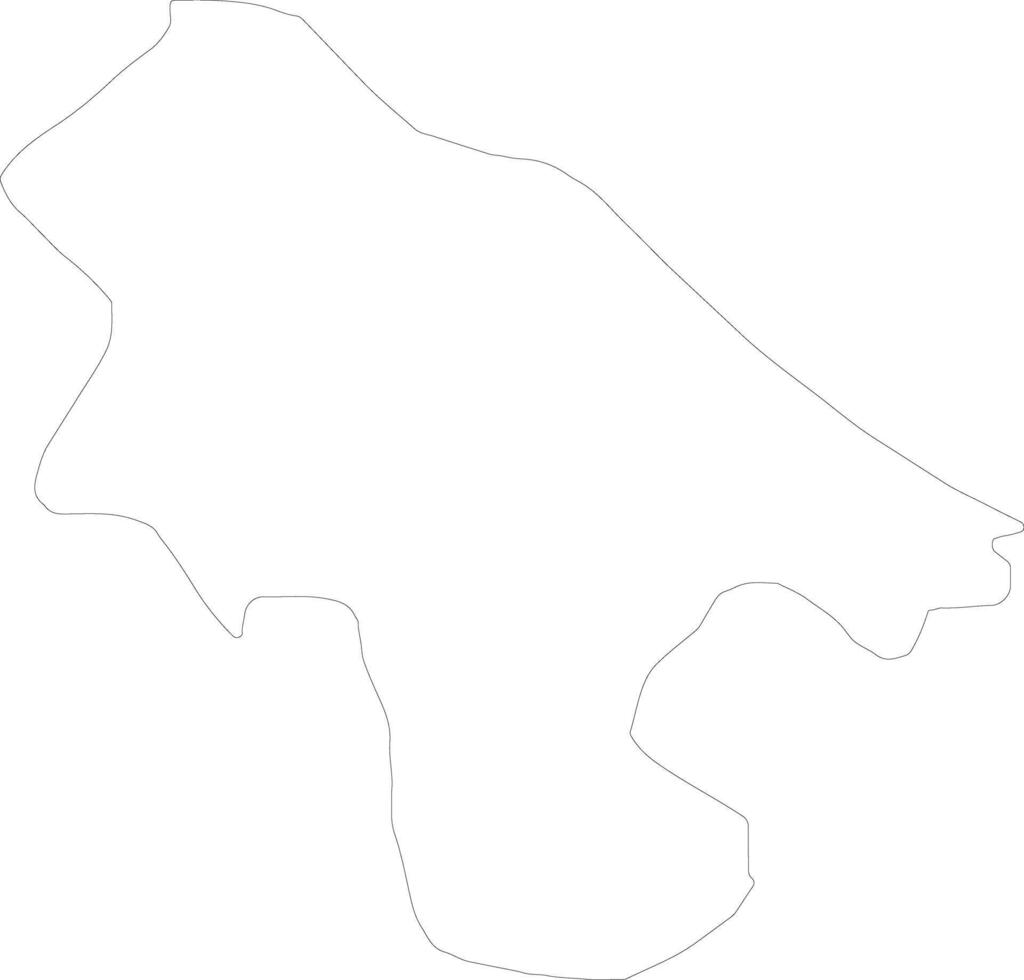 Lozovo Macedonia outline map vector