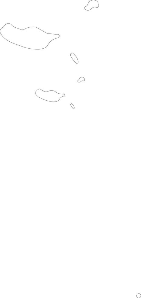 Madeira Portugal outline map vector