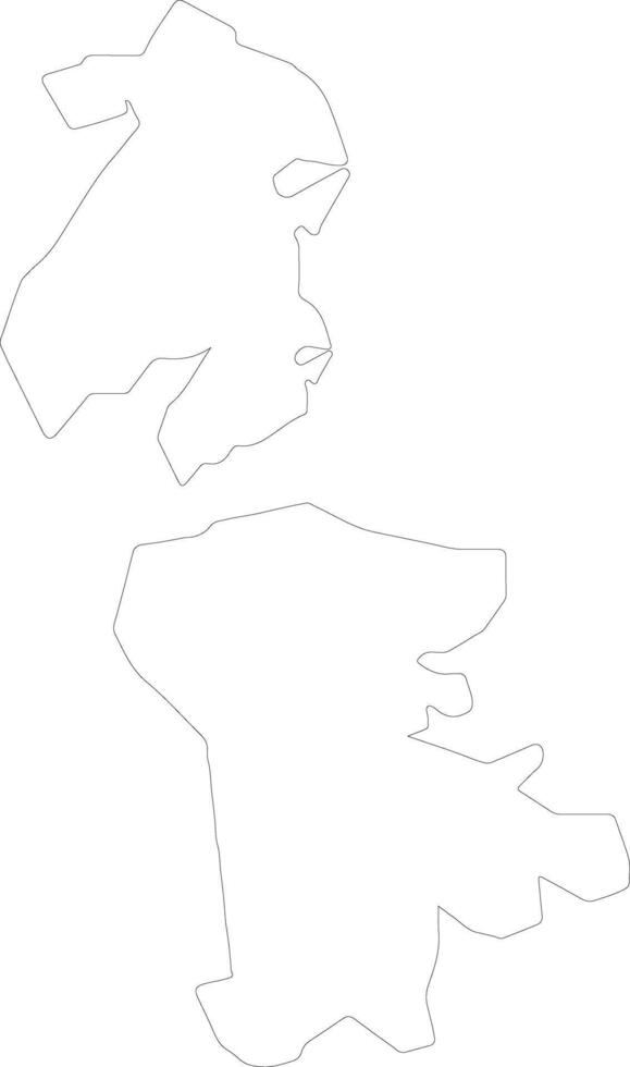 Macau Macau S A R outline map vector