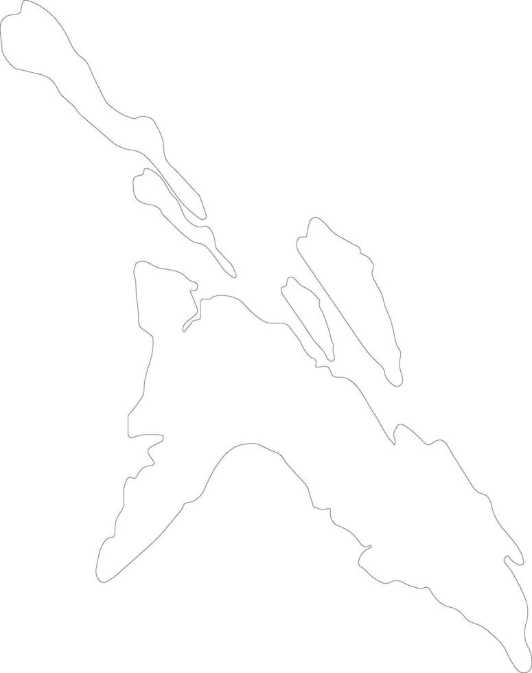 Masbate Philippines outline map vector