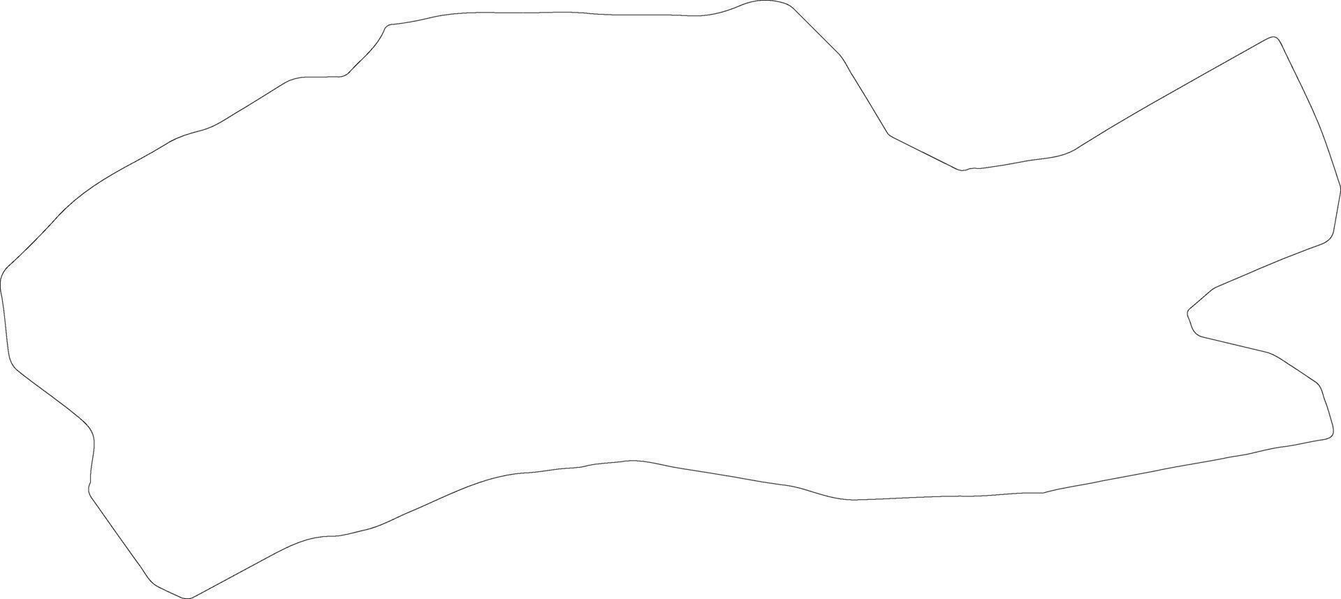 Mardin Turkey outline map vector