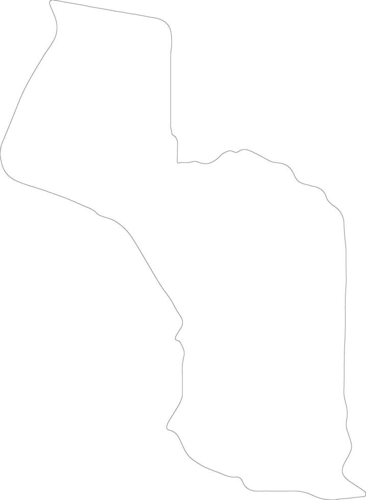 Maryland Liberia outline map vector