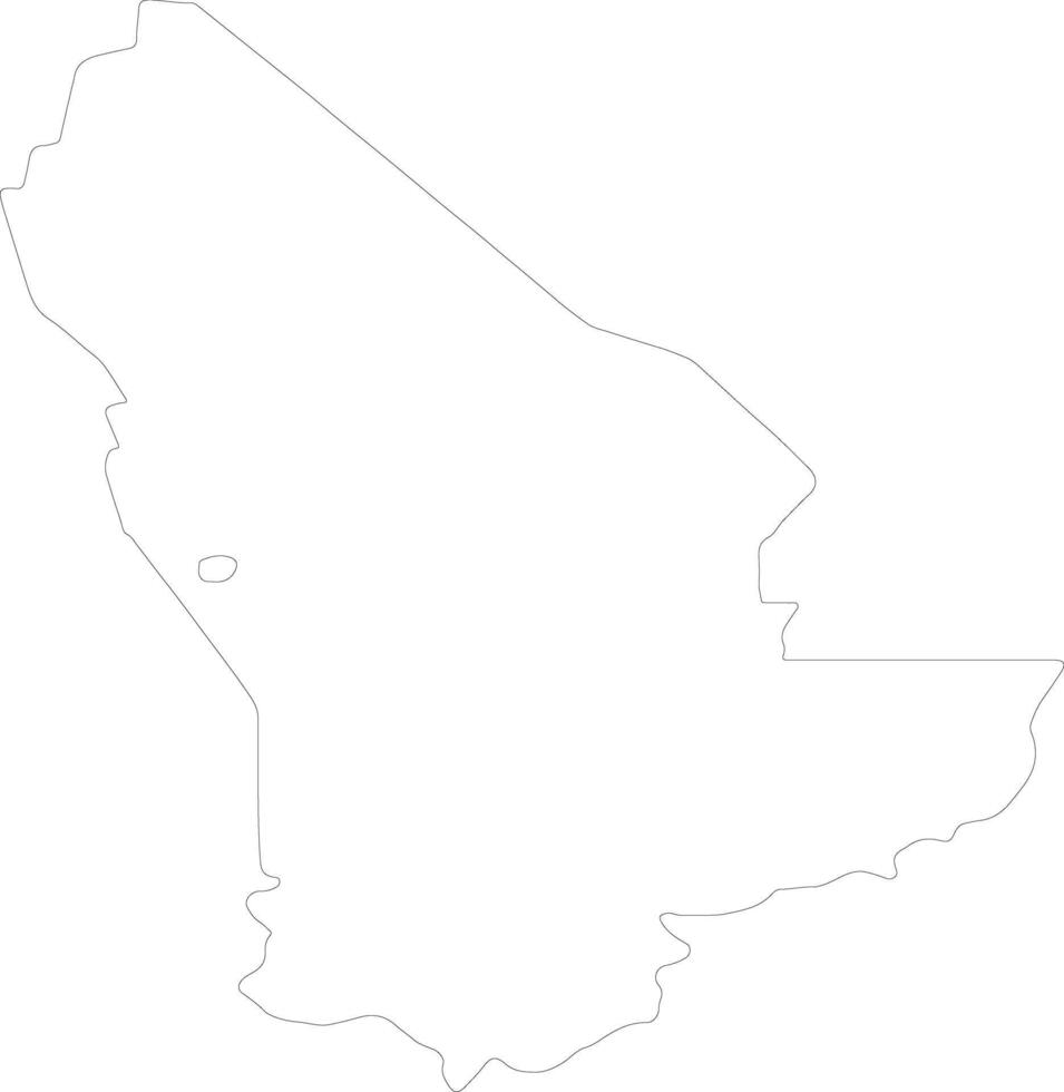 Mary Turkmenistan outline map vector