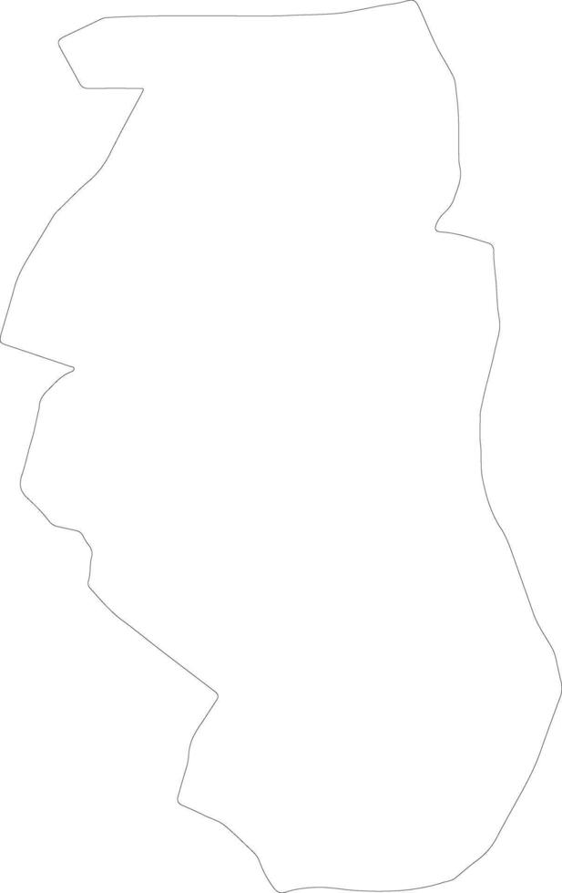 Mbarara Uganda outline map vector