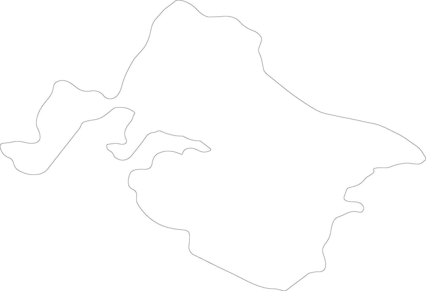 Mehedinti Romania outline map vector