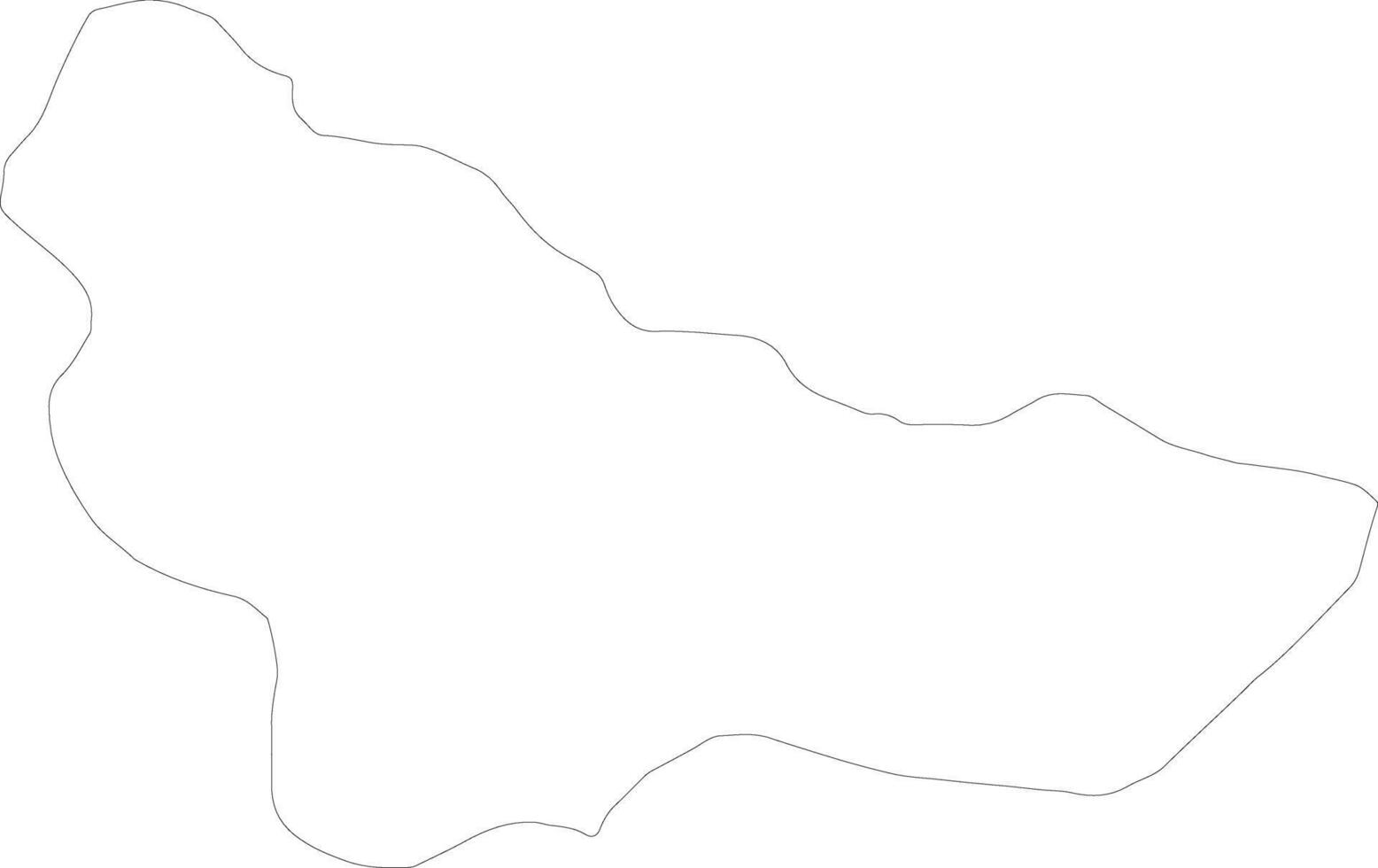 Mogila Macedonia outline map vector
