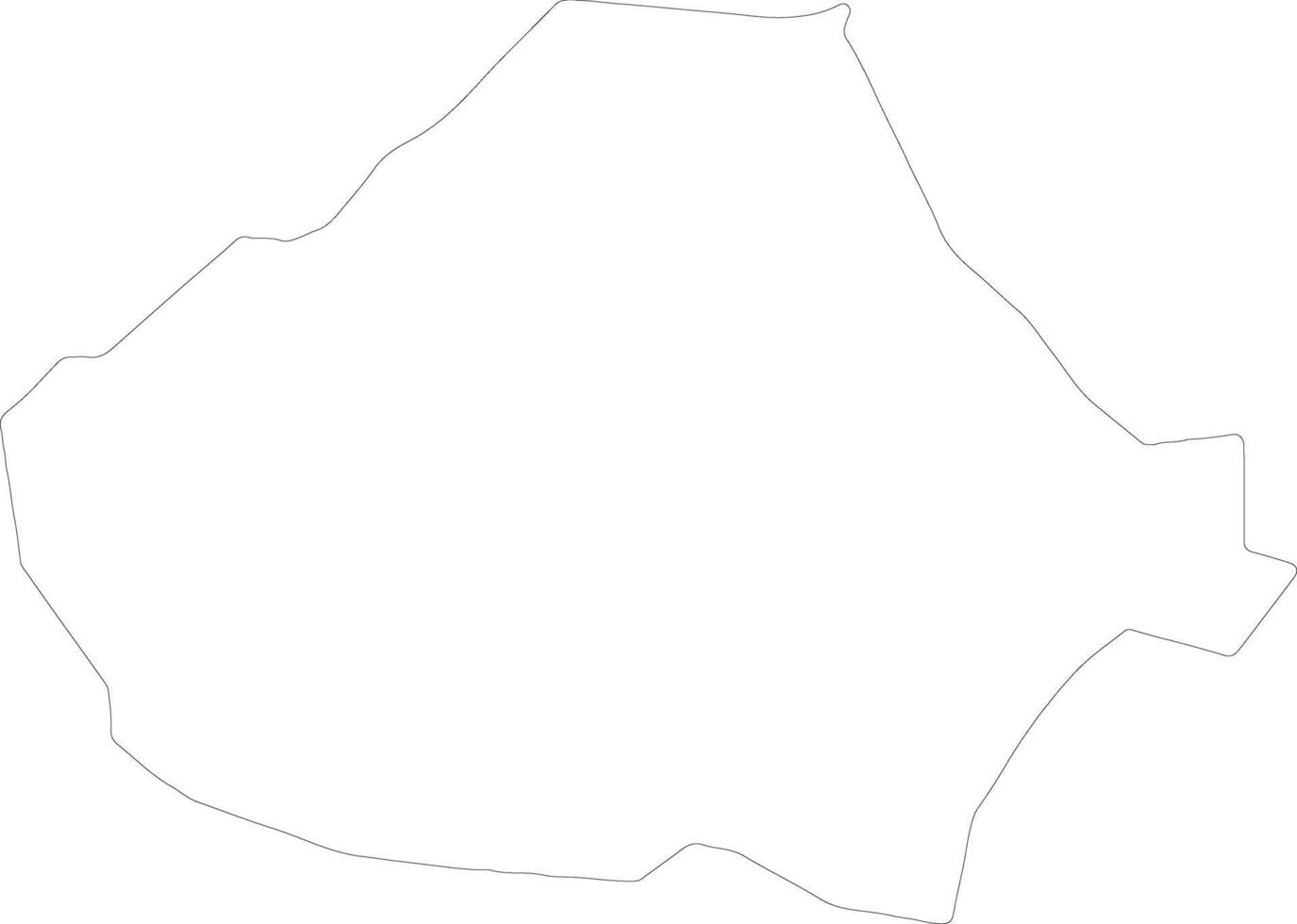 Moravske Toplice Slovenia outline map vector