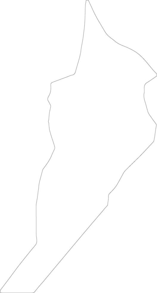 Mukono Uganda outline map vector