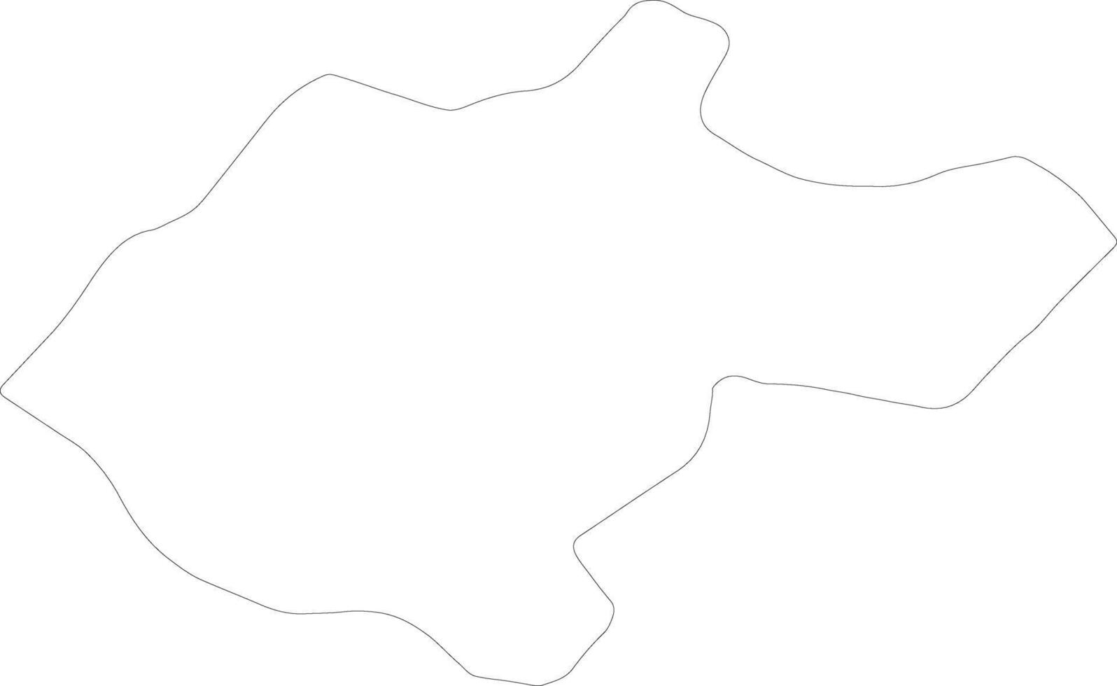 Nairobi Kenya outline map vector