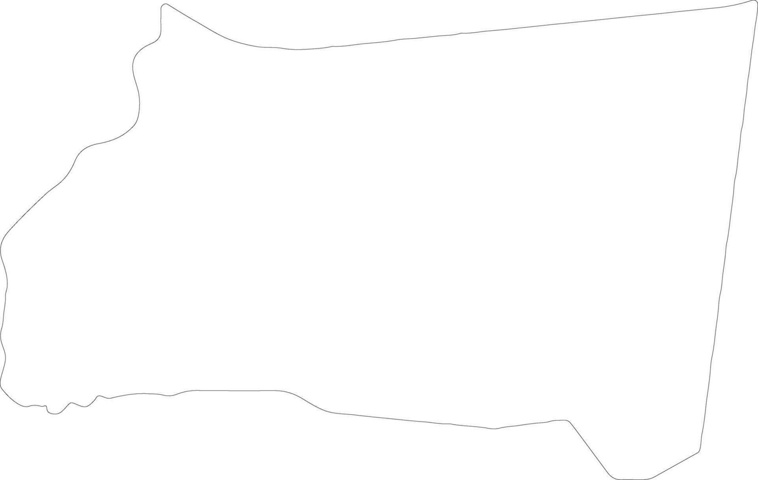 Najran Saudi Arabia outline map vector