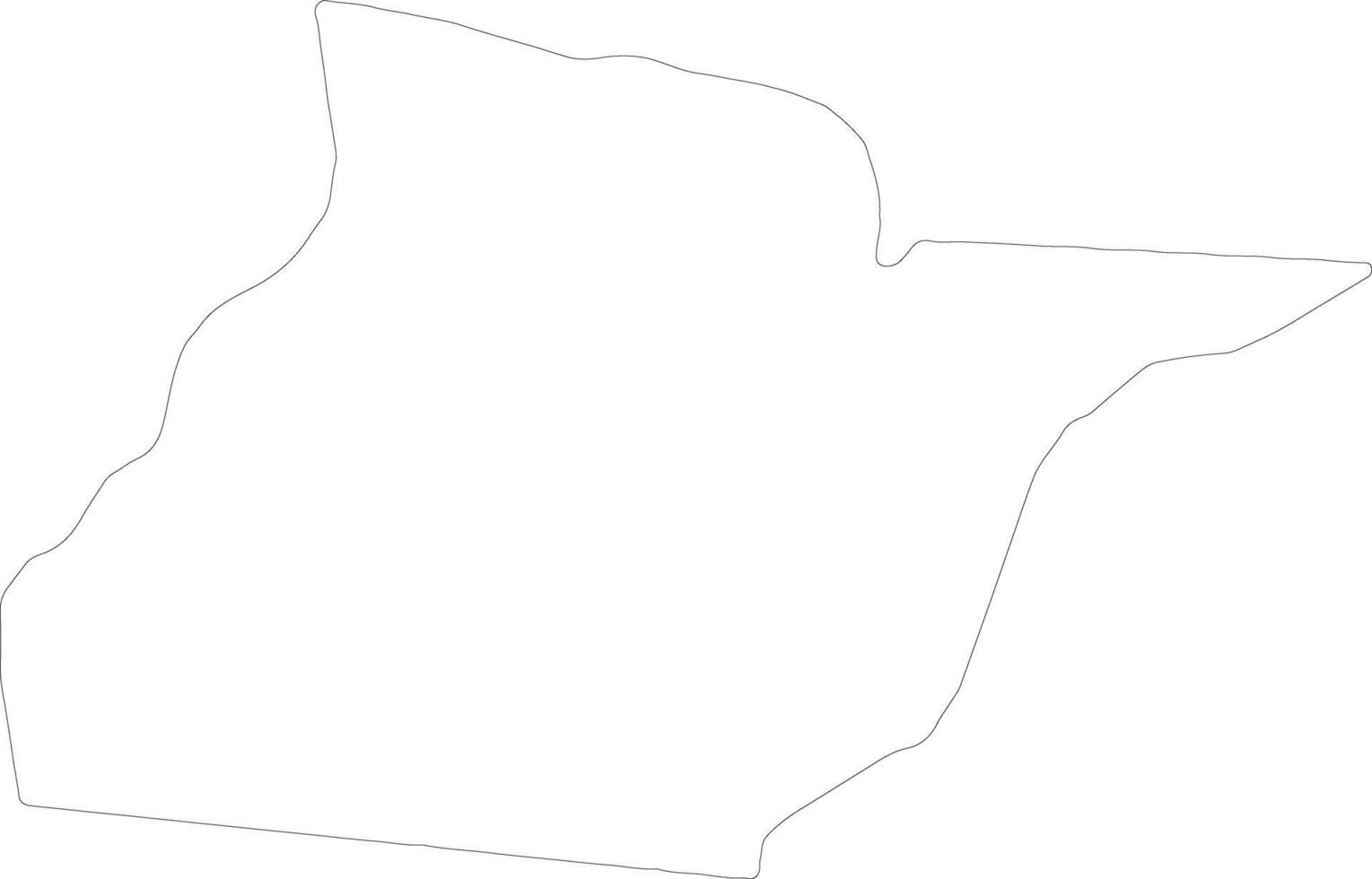 Neno Malawi outline map vector