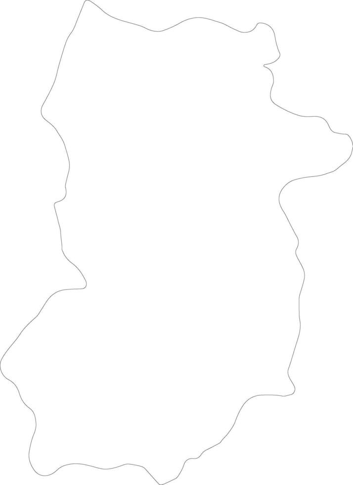 Nara Japan outline map vector