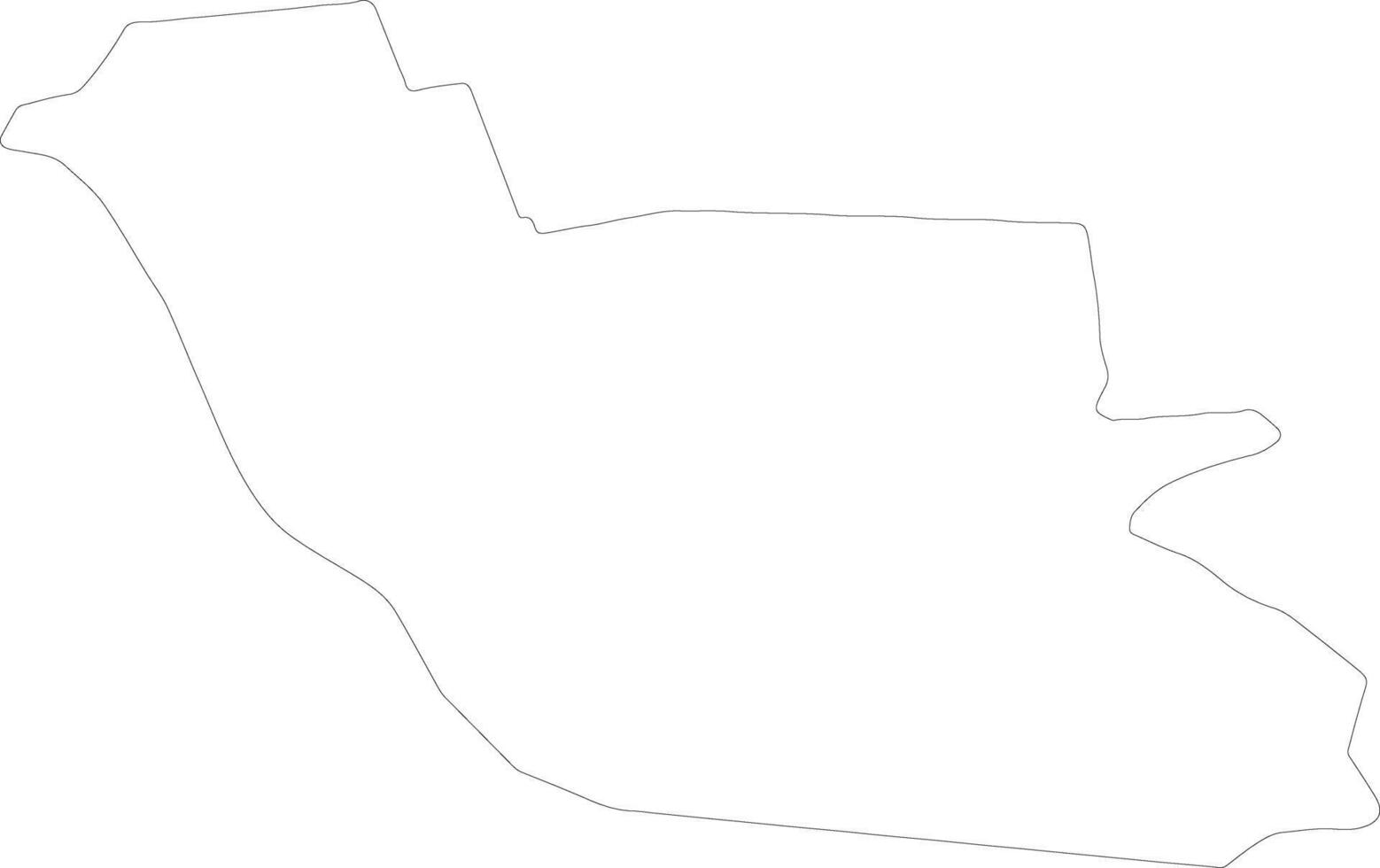 Neretas Latvia outline map vector
