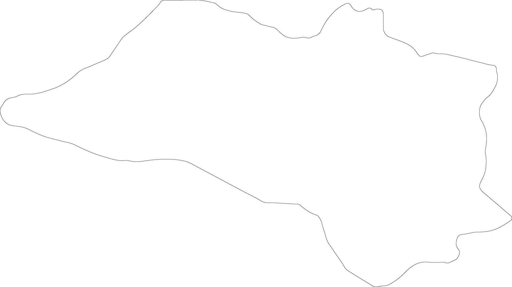Ordu Turkey outline map vector