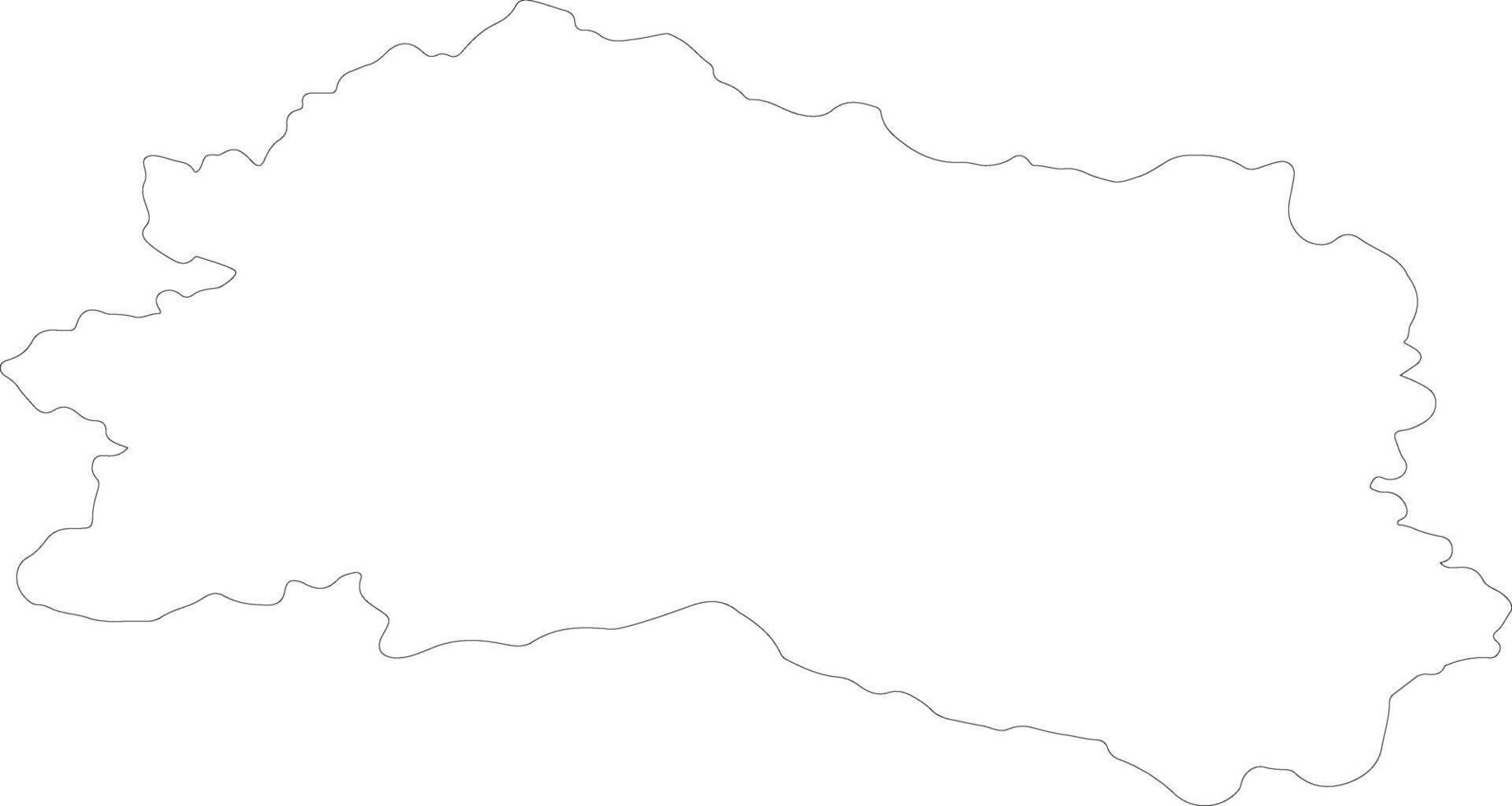 Orel Russia outline map vector