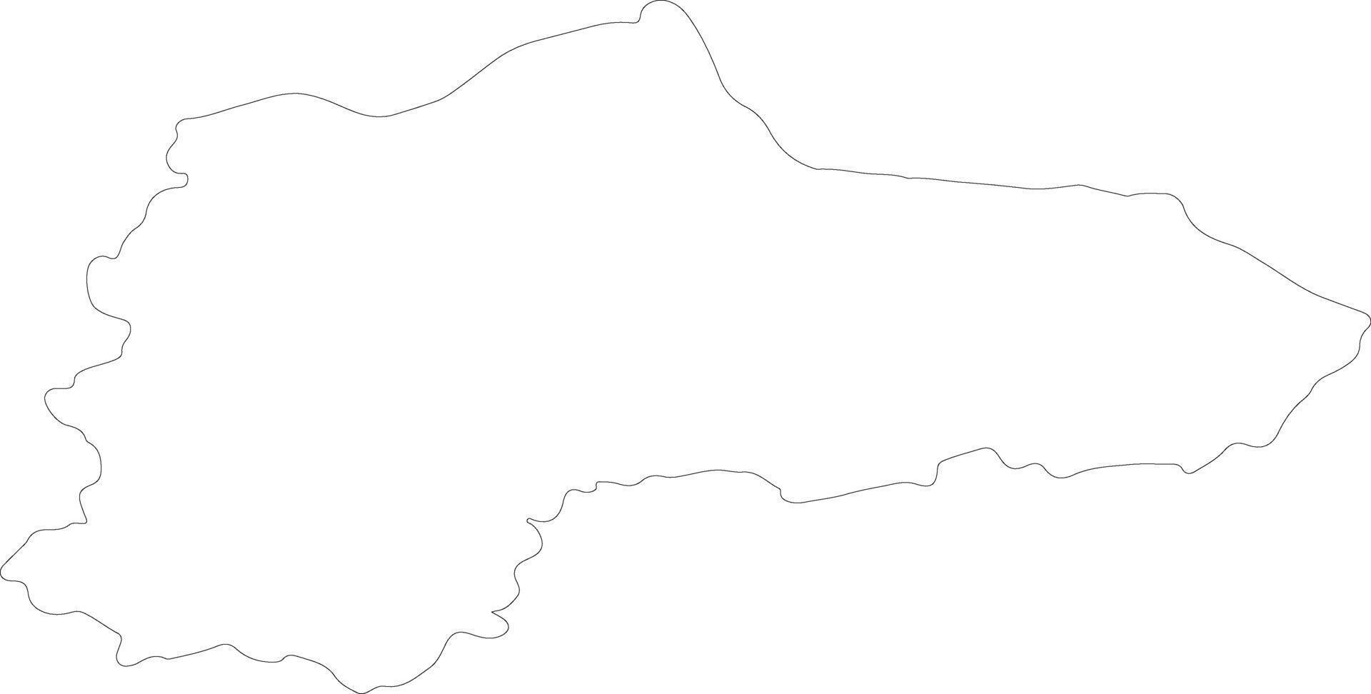 Panevezio Lithuania outline map vector