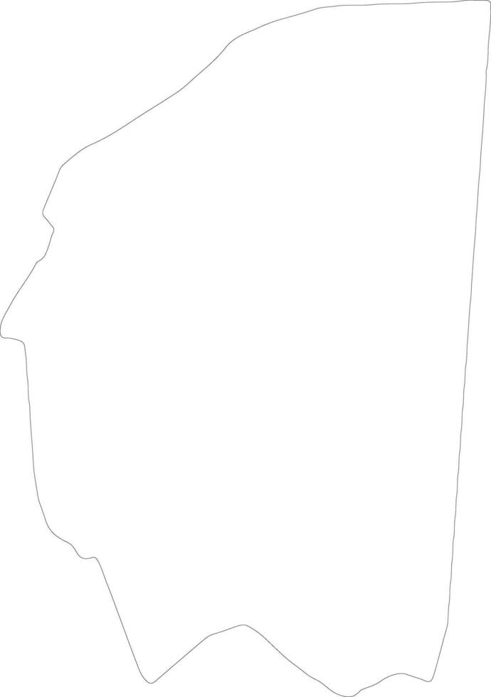 Phalombe Malawi outline map vector