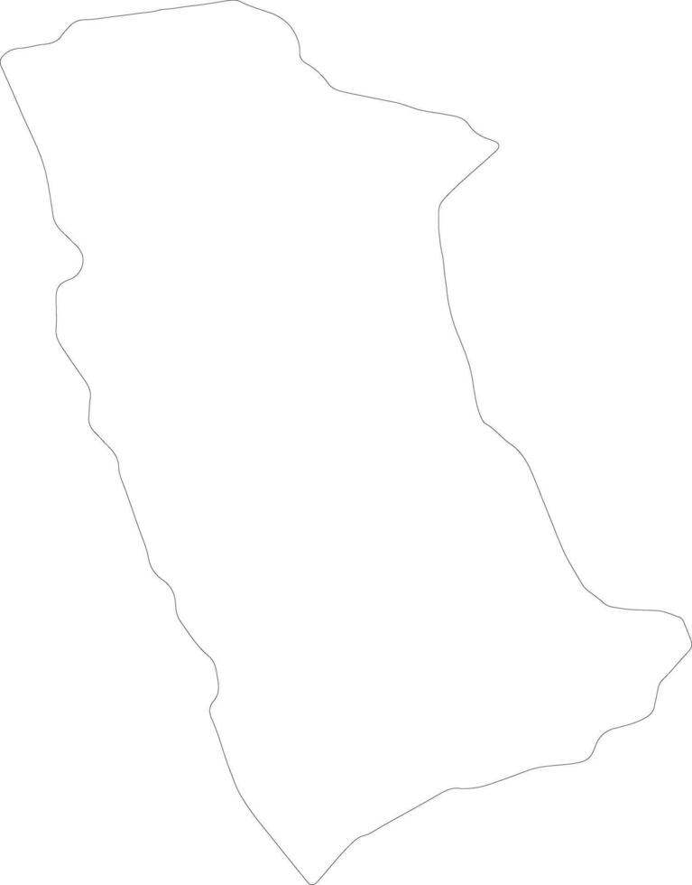 Phatthalung Thailand outline map vector