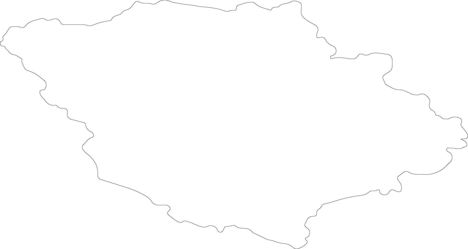 Poltava Ukraine outline map vector