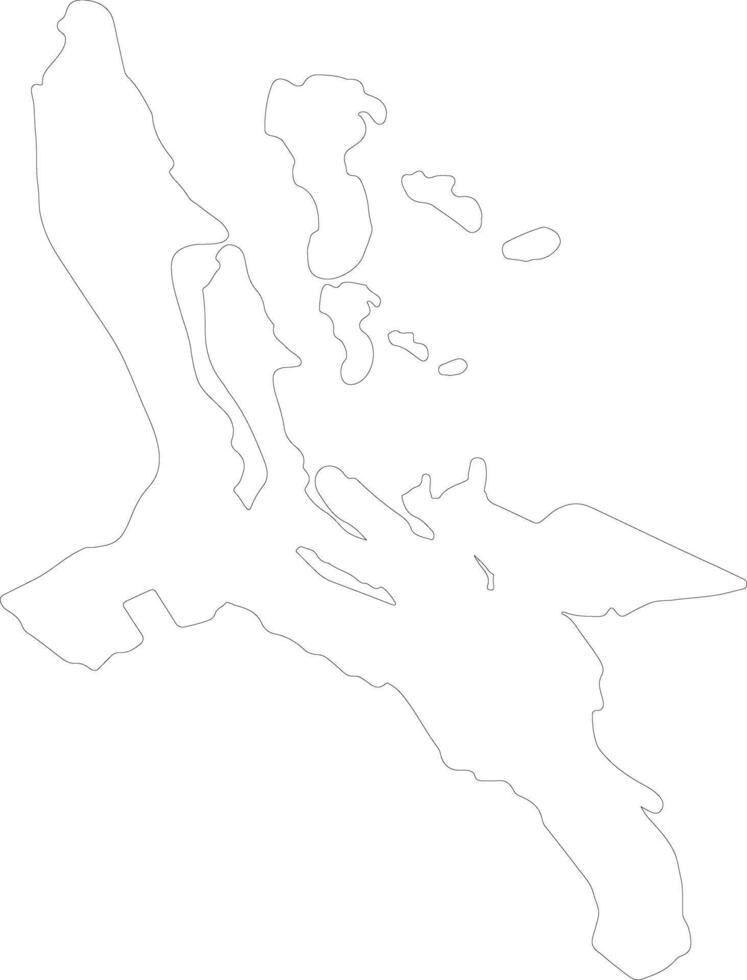Quezon Philippines outline map vector