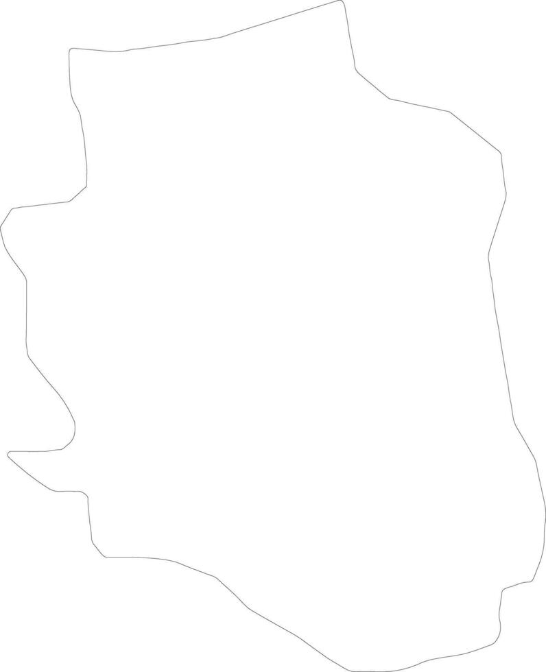 Rankovce Macedonia outline map vector
