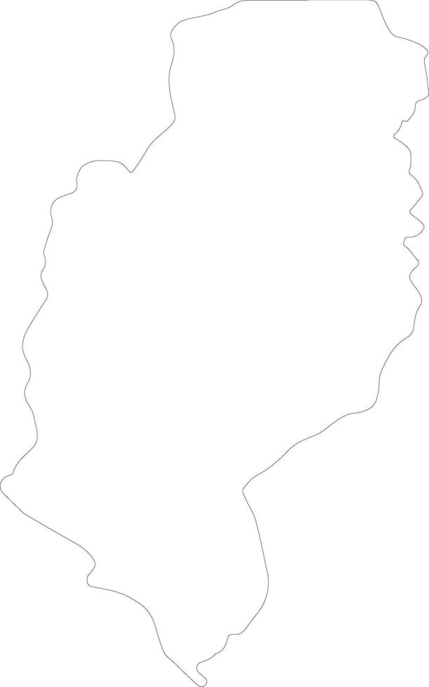 río impuesto Liberia contorno mapa vector