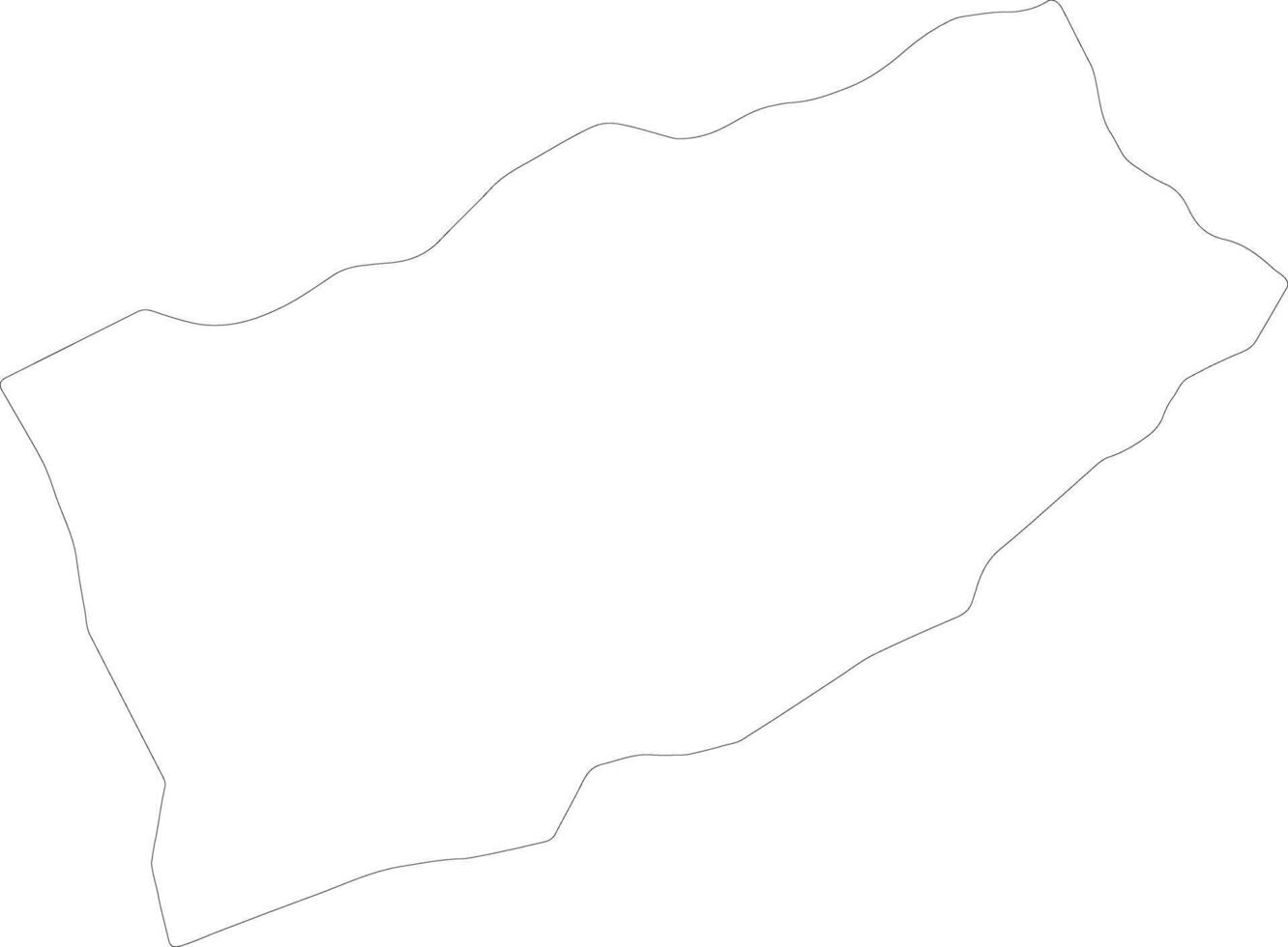 Rize Turkey outline map vector