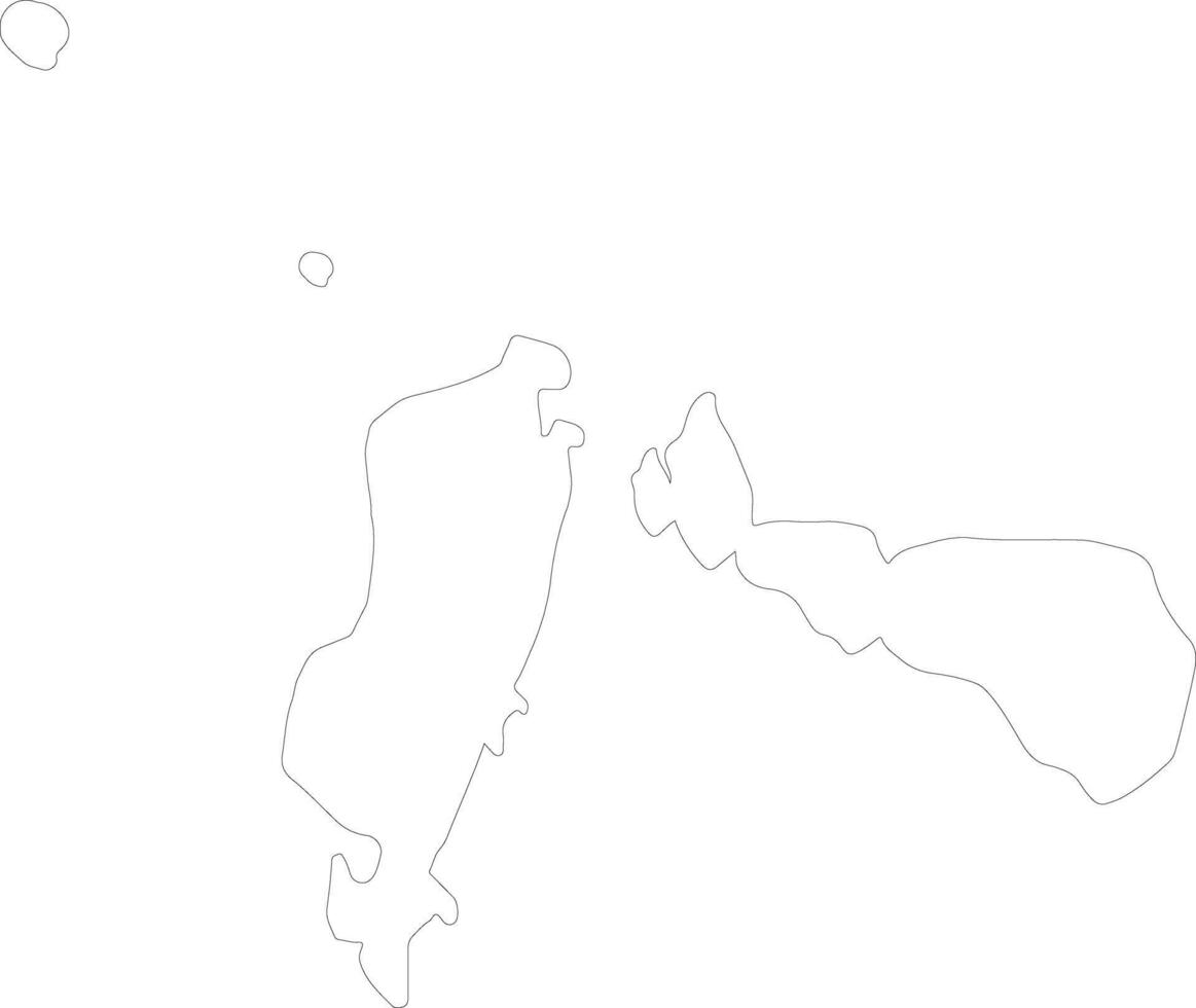 Romblon Philippines outline map vector