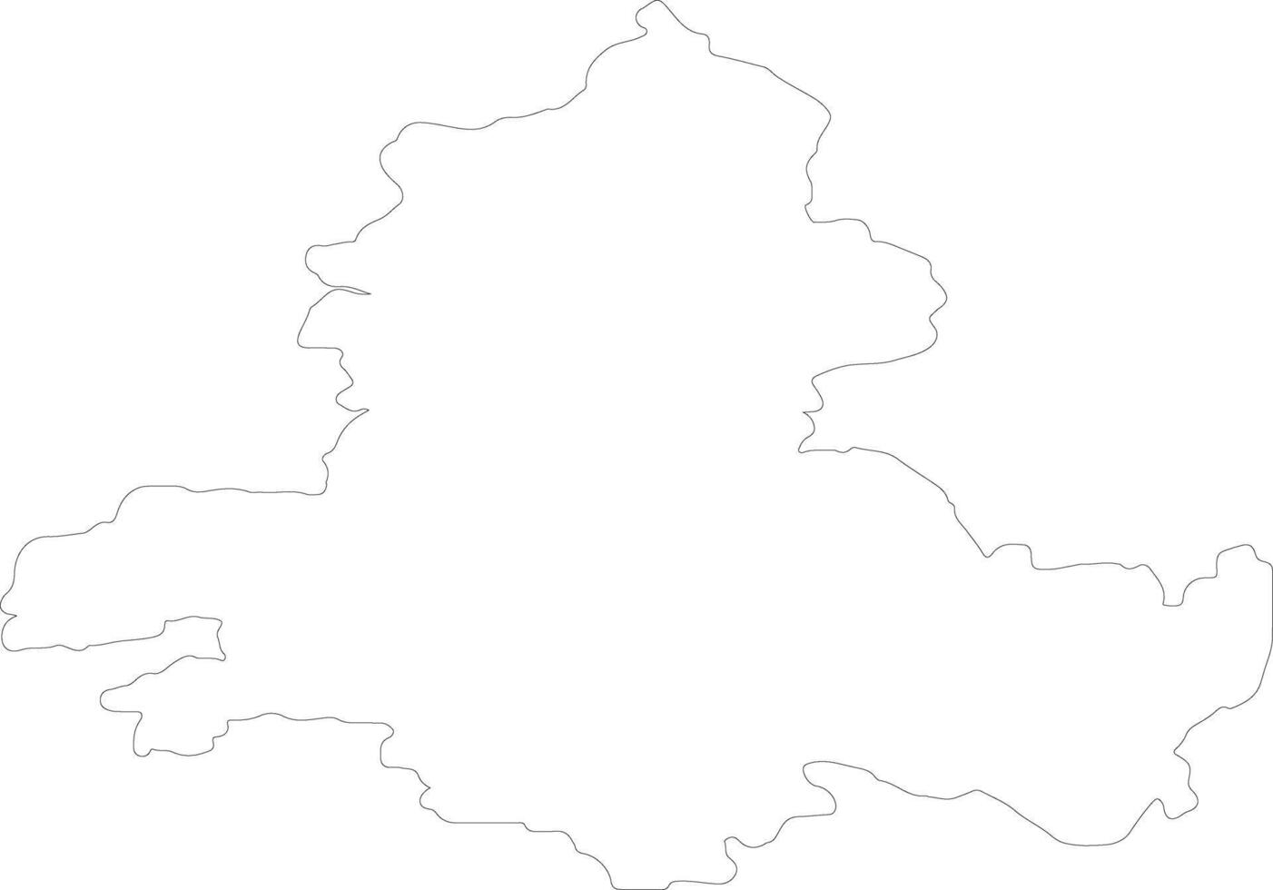 Rostov Russia outline map vector