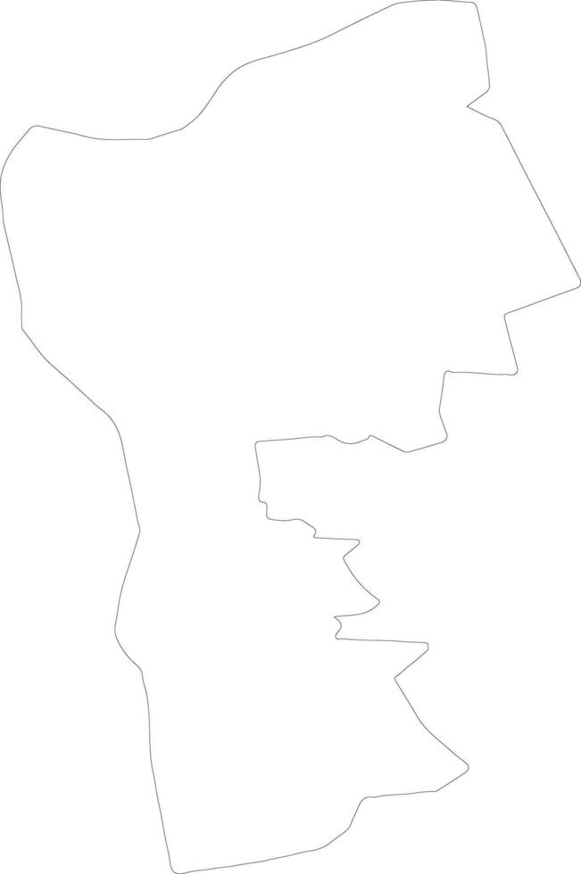salacgrivas Letonia contorno mapa vector