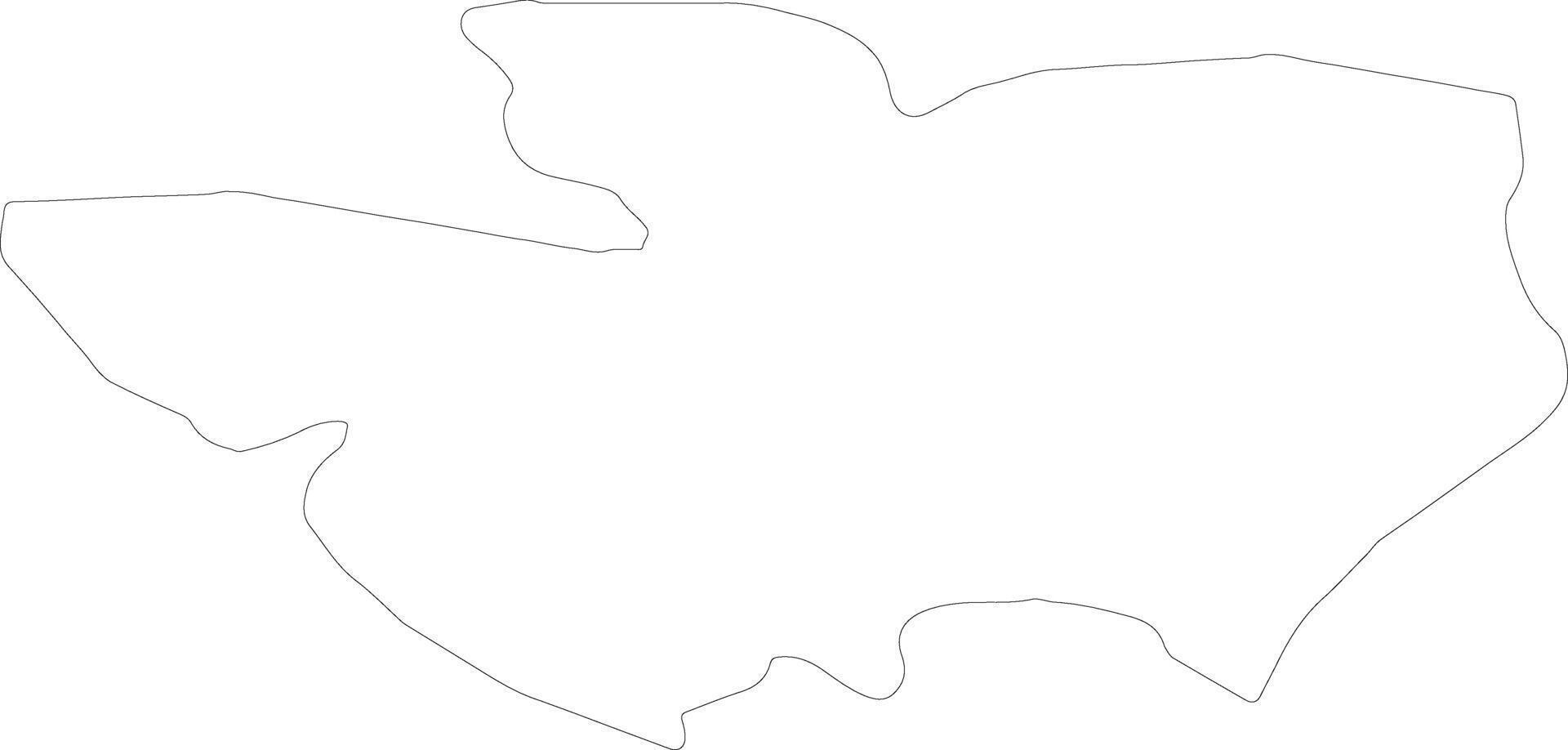 sevnica Eslovenia contorno mapa vector