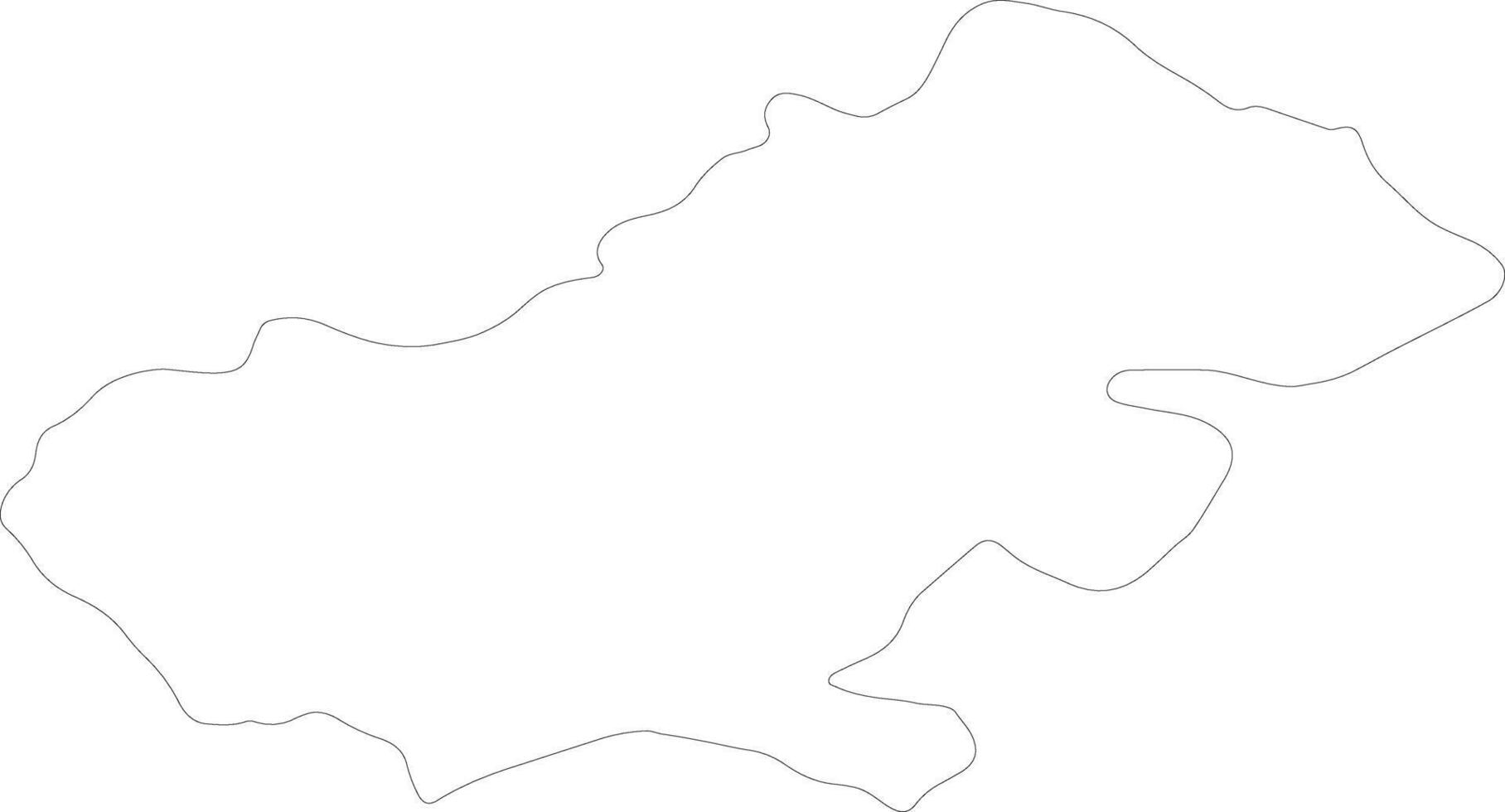 Satu Mare Romania outline map vector