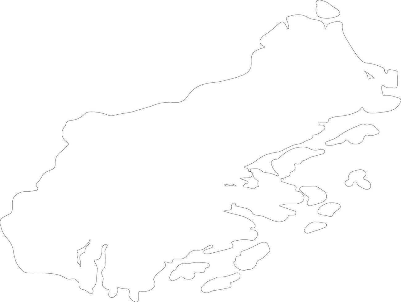 Stockholm Sweden outline map vector