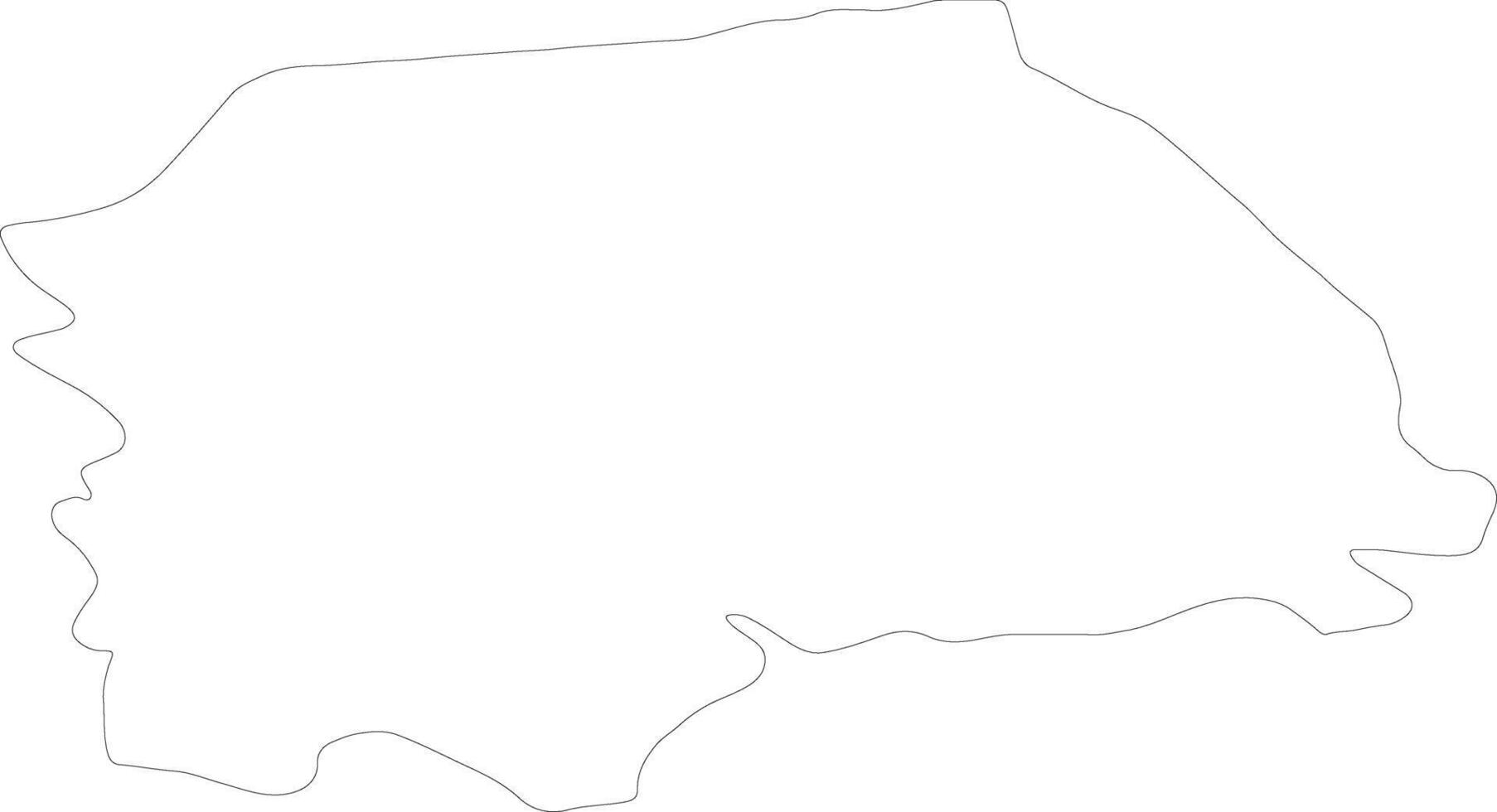 suceava Rumania contorno mapa vector