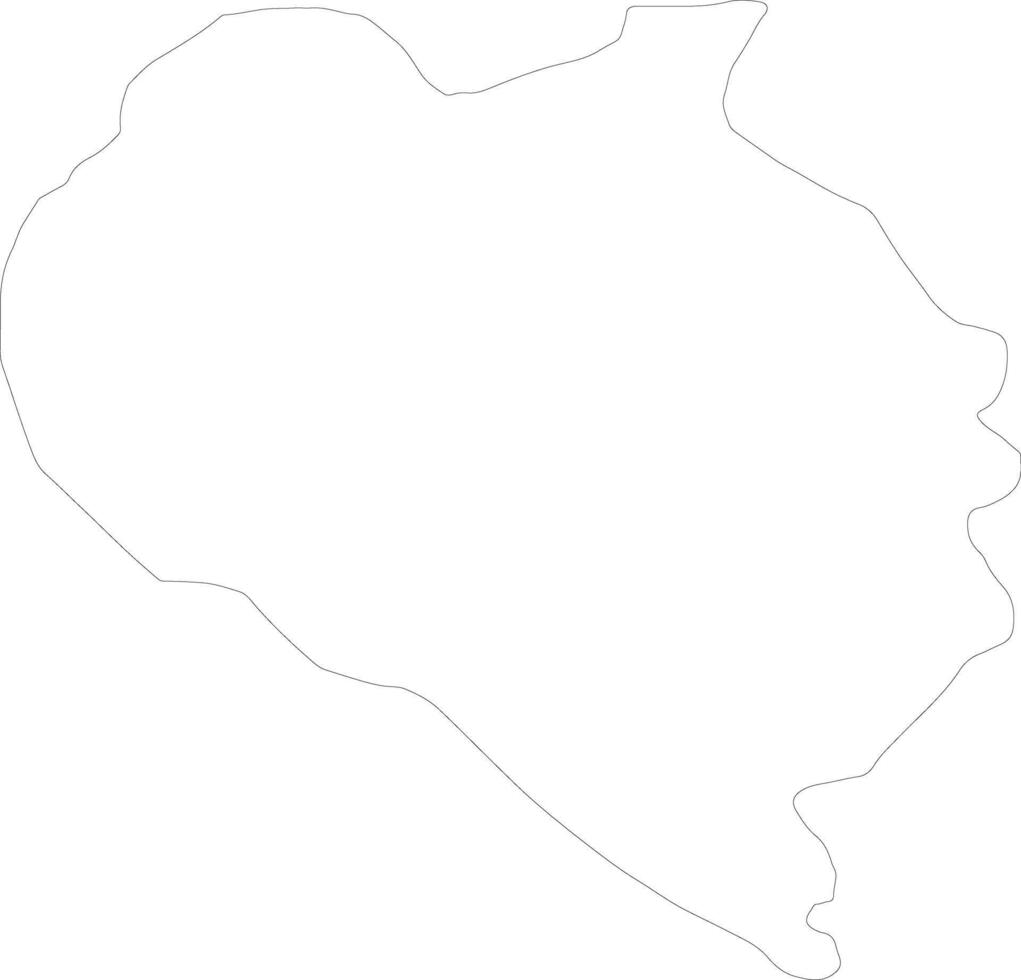 Sveti Nikole Macedonia outline map vector