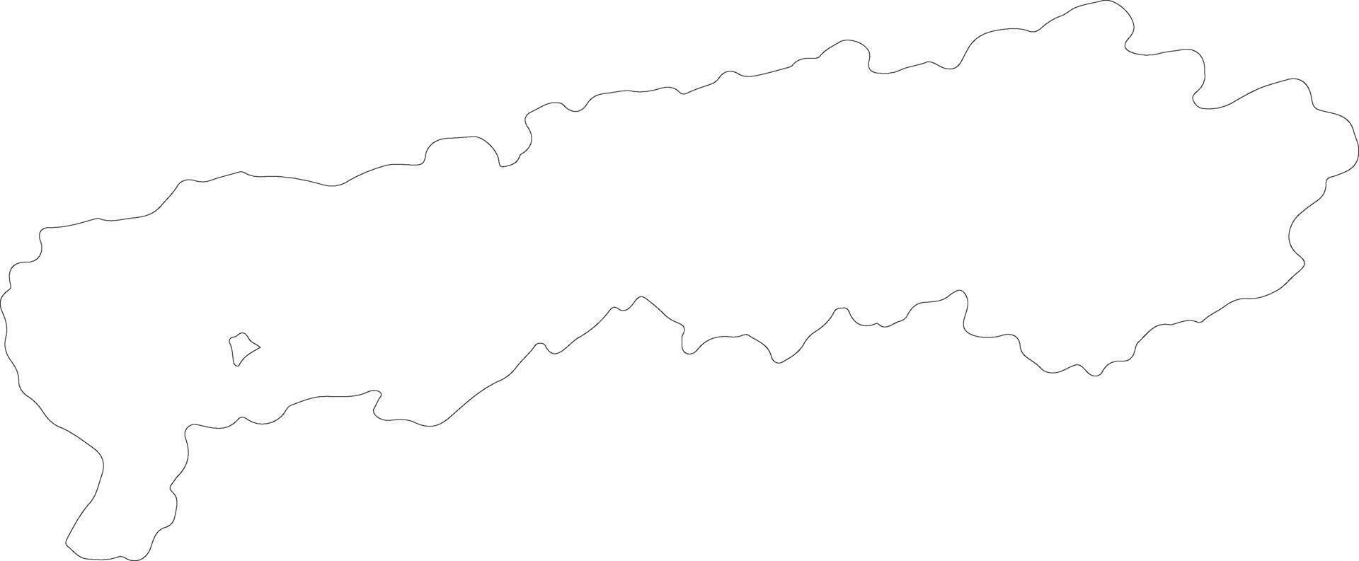 Tadzhikistan Territories Tajikistan outline map vector
