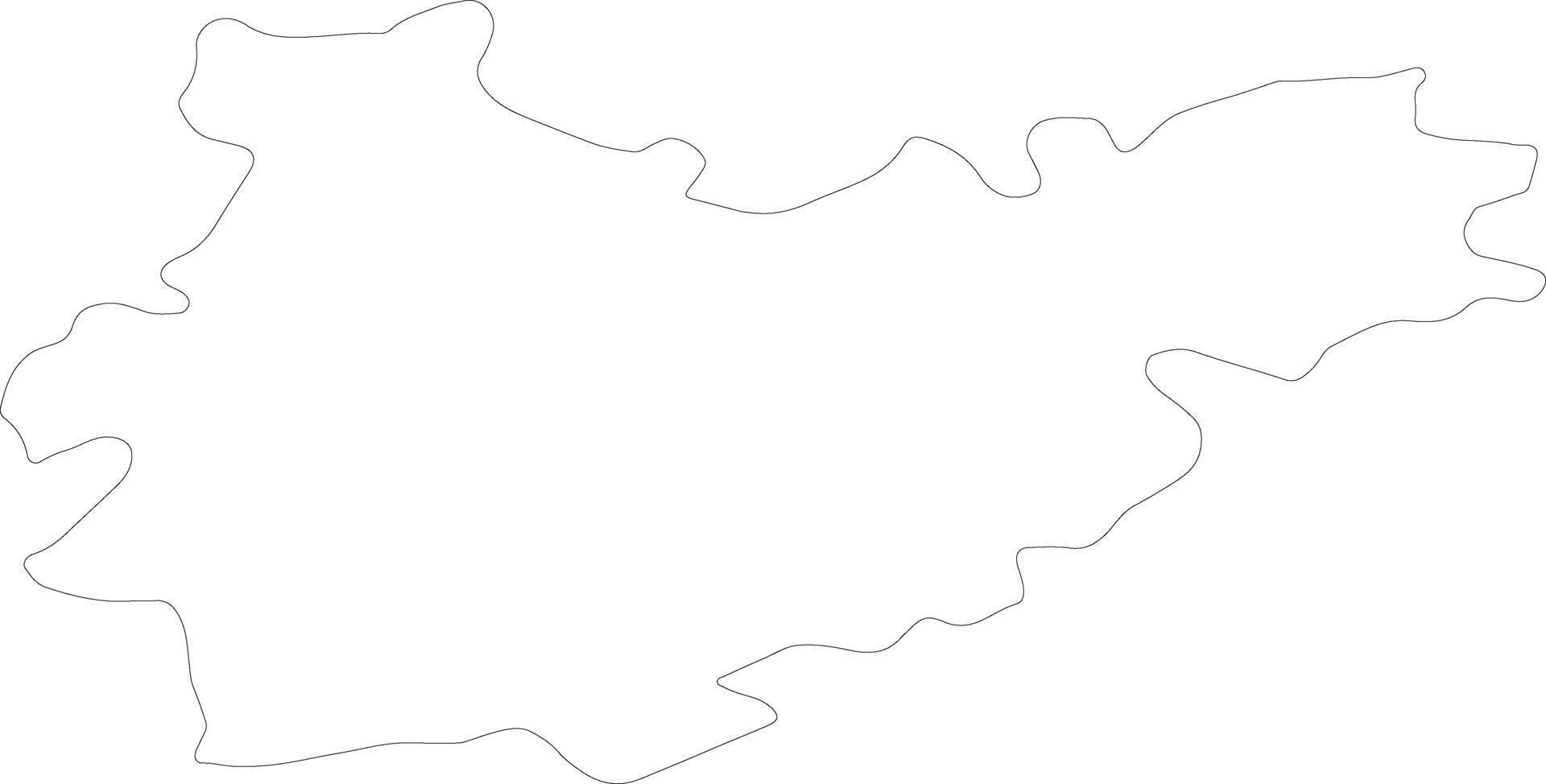 Tarn-et-Garonne France outline map vector