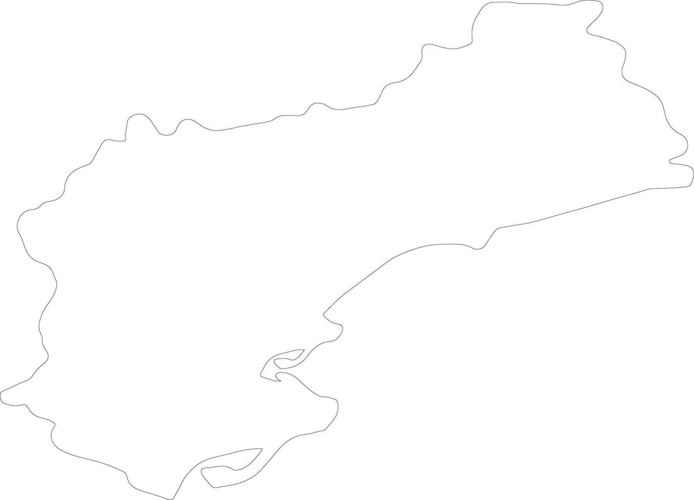 Tarragona Spain outline map vector