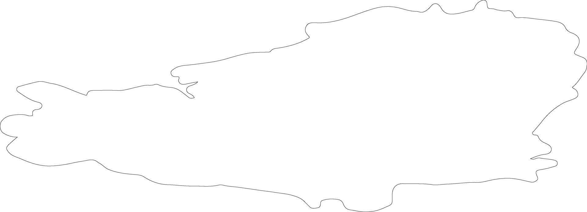 Tavastia Proper Finland outline map vector