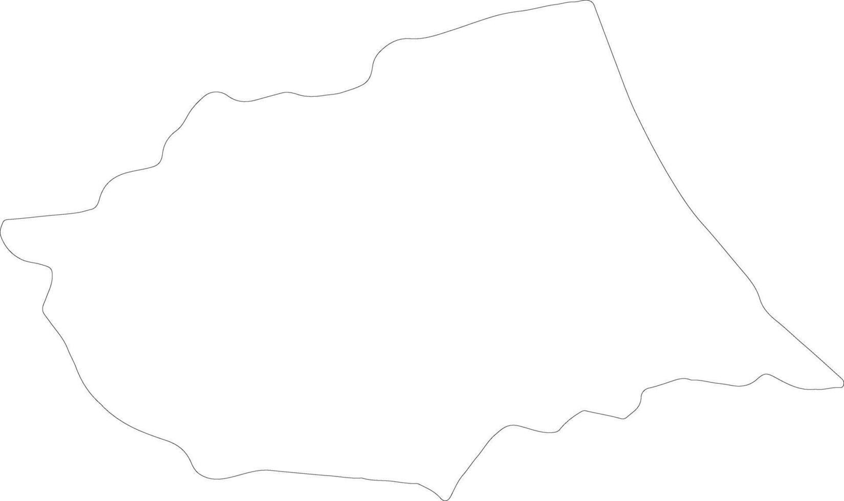 teramo Italia contorno mapa vector