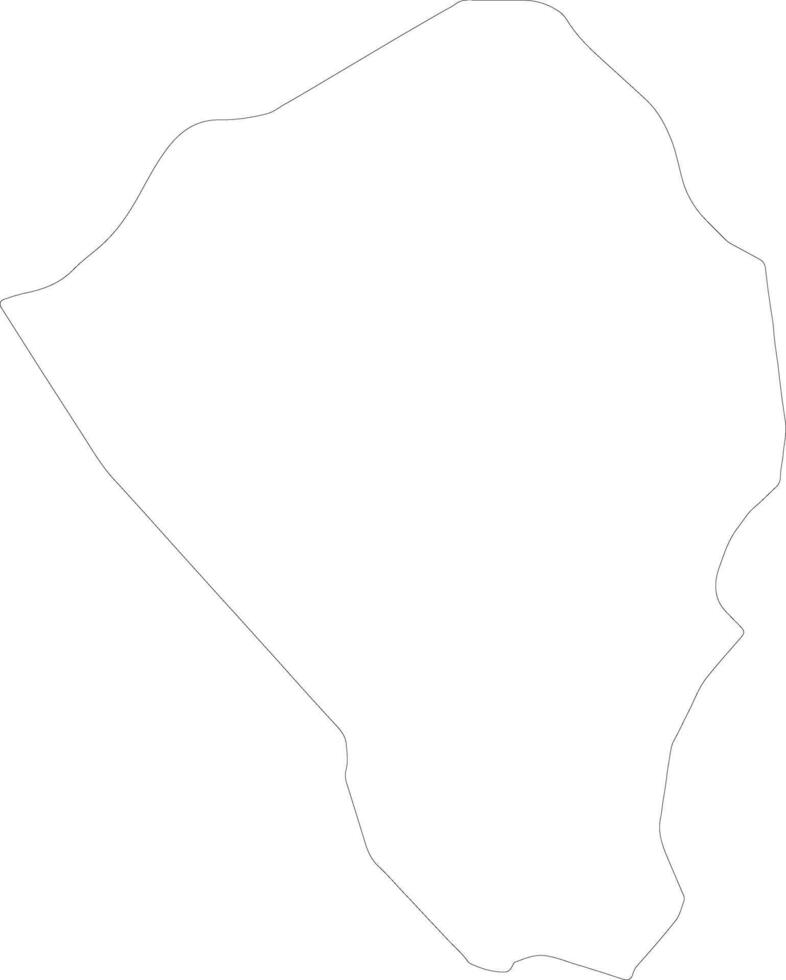 tiolo malawi contorno mapa vector