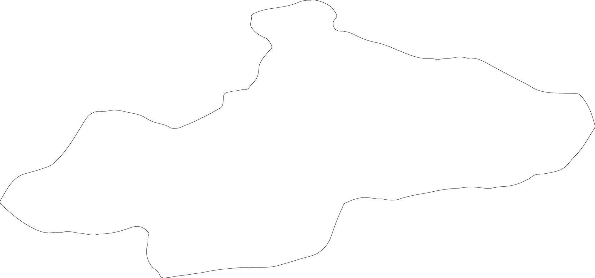 tokat Turquía contorno mapa vector